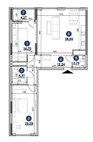 єОселя Продаж 3к квартири в ЖК Nordica Residence РОЗТЕРМІНУВАННЯ Липки