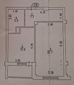 Центр, Хрещатик - Пушкина 33, 50кв - 40000д (і1