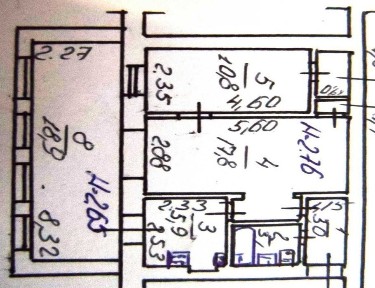 Продаж 2-х кімнатної квартири в центрі міста Полтави, від власника
