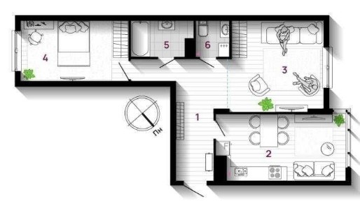 Здана 2 кімнатна, 2 РОКИ РОЗТЕРМІНУВАННЯ, єОселя, постанови, каскад,U One