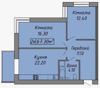 Продаю видову 2 кім. квартиру (Газове опалення) ЖК Діброва Парк