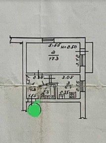 1-ком кв-ра в хорошем состоянии на 6 ст. Б.Фонтана/Фонтанская дорога