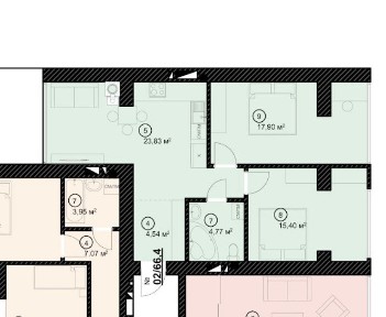 2 кімнатна квартира в центрі