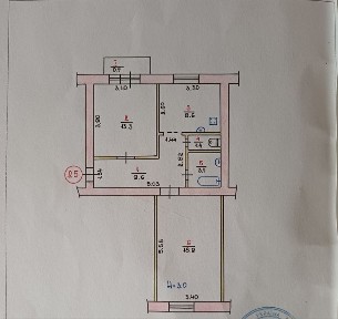 2х. кімнатна з авт. опален. Соцмісто, вул. В. Гурова