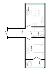 Продається 1 к. квартира під ремонт! Декабристів! ТЕРМІНОВО!