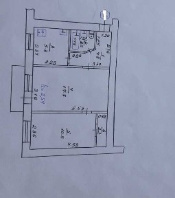 Продаж 2-х кімнатної квартири на Сінній