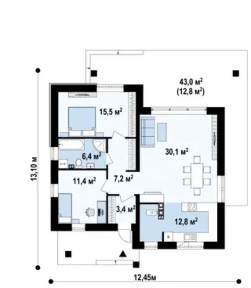 Продається затишний одноповерховий будинок 97м2