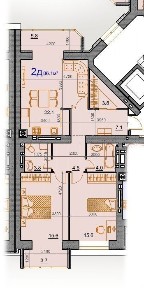 Продаж 2кк 86.1м2 ЖК Курортний. Є - Оселя.