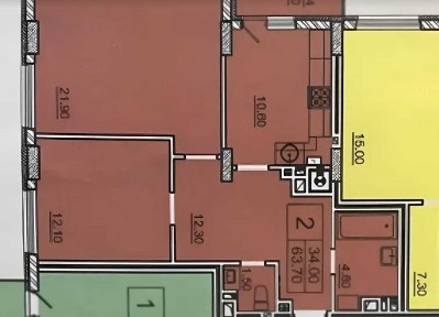 Підголоско Кругла 5Б 2 кім квартира здана ближній центр