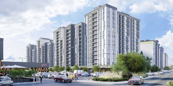 Двушка на 1 поверсі з власною терасою (площа тераси - 46 м2)