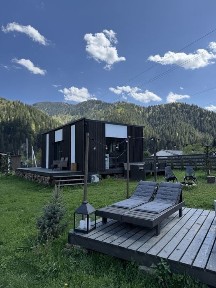 Оренда будинку з чаном в Карпатах | Оренда будинку біля річки