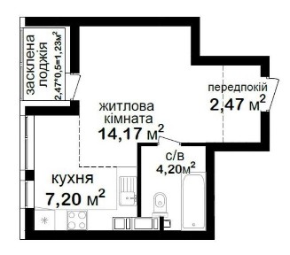 Продаж квартири студії по вул. Академика Заболотного