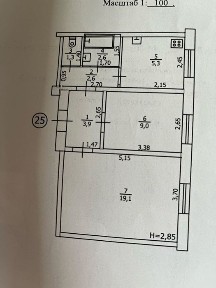 Продам 2-кімнатну квартиру смт Есхар