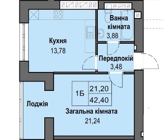 Продаж ОДНОкімнатної квартири готової до ремонту поруч парку
