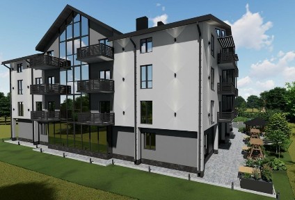 1-км. квартира з великим балконом,Dream House