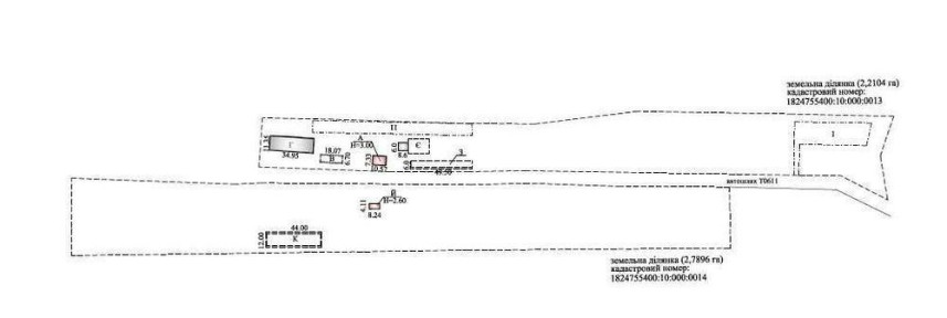 Площадка з нерухомістю на залізниці, ж/д колія, з/д переїзд Корнин