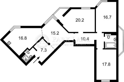 Продаж 3-к Вільямса Академіка 5, Лікоград