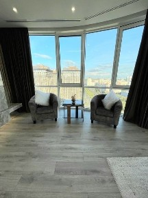 Апартаменты люкс, вид на Днепр с 22эт, панорамные окна!