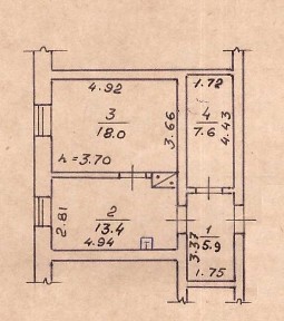 Продам квартиру возле Автовокзала, 1/1, 45м