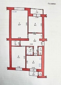 3-кімн квартира ЧЕСЬКОГО проєкту ПІД РЕМОНТ! Вул. 50ти річчя Упа