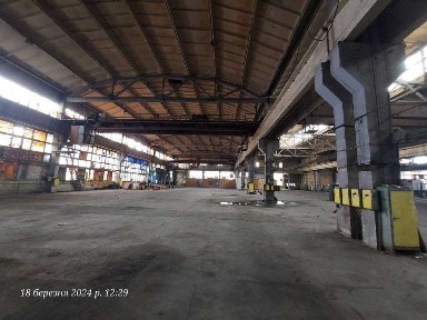 Виробн. -складське 4800м2, крани 10т, заїде фура, Н-10м, велика потужн.