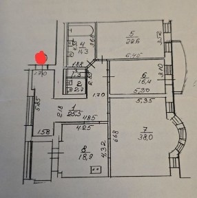 БЕЗ% СРОЧНО! ПРОДАМ 3х-комнатную квартиру ул. АНТОНОВИЧА 140