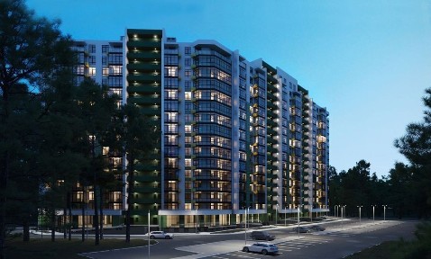 Продаж 1к. квартири пл. 37, 52 м2 в ЖК 