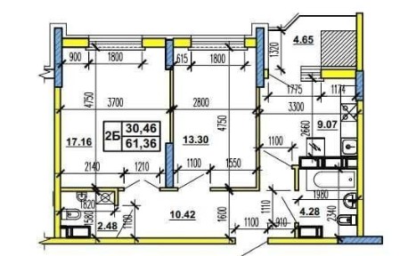 2к квартира від забудовника. центр Черкас