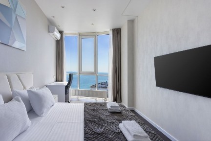 Новая студия+спальня, терраса вид море! Владелец