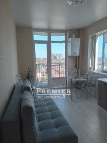 1 кімн 42м2 Ремонт ЖК Два Академіка Вид на море Газовый котел 211022