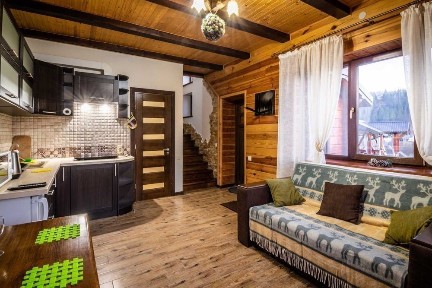 Окремий котедж Шале-Тіара у Славську з 1 спальнею (без господарів)