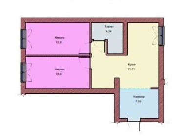 Продаж 2 кім. квартира 55 м² ЖК Дружній Двір вул Мономаха с. Солонка