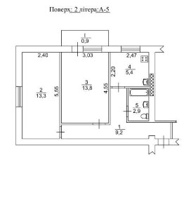 Продам 2х кімнатну квартиру/ Північний ГОК/ В. Черкасова