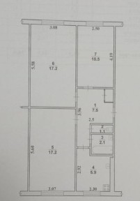 Продаж 3х кімн. Богунія під ремонт