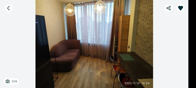 Аренда 1-комнатной квартиры 57 м², Анны Ахматовой ул., 37/16