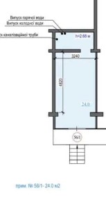 Продам Фасад 24 м2 Перехрестя бльвр. Шамо/вул. Ентузіастів біля Фори