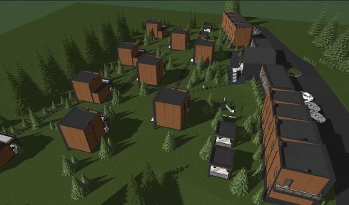 Котедж у комплесі відпочинку TARUM в с. Яблуниця/Буковель