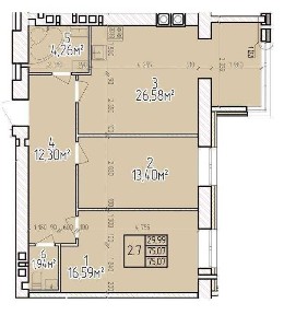 Продаж квартири в ЖК 'Велес'