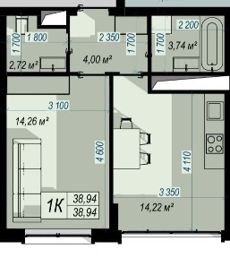 Продається однокімнатна квартира вул. Хіміків