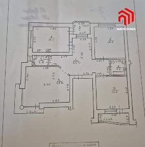3кім. квартира в будинку з відеонаглядом на вул. Биха.