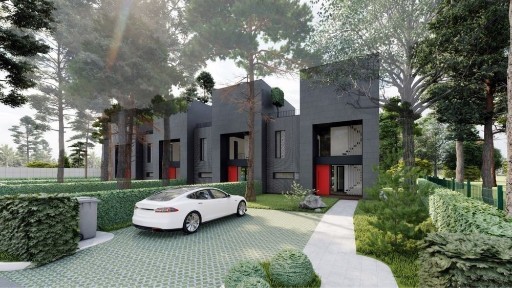 Таунхаус в хвойному лісі, закрита територія, асфальт підїзд, ГАЗ