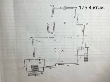 Оренда 175м2 вільноі комерціі Фасад Центр Новобудова