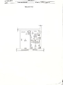Однокімнатна квартира, 33²метра
