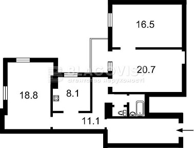 Центр Палац Спорту Шота Руставелі Гулівер Продаж 3-кім з ремонтом!