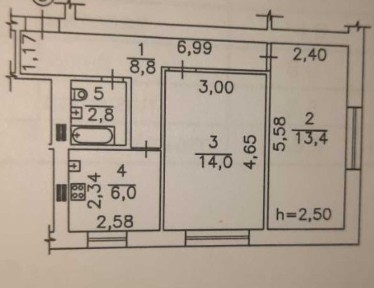 Продаж 2-ої квартири вул. Родини Глаголєвих (Грекова) 18а 2-ну