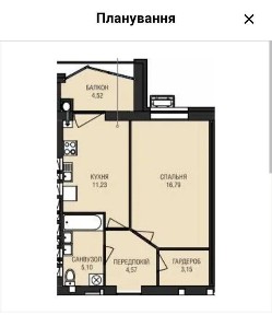 Продаж 1к квартири - Ріхтера 40, новобудова