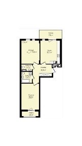 Глобус Преміум, 2к. квартира, ближній центр, Героїв Маріуполя-Козланюка