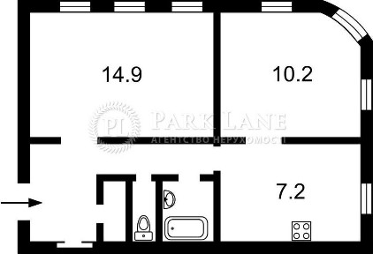 Доревол біля Майдану, Мала Житомирська, Офіс фасадними вікнами, Центр
