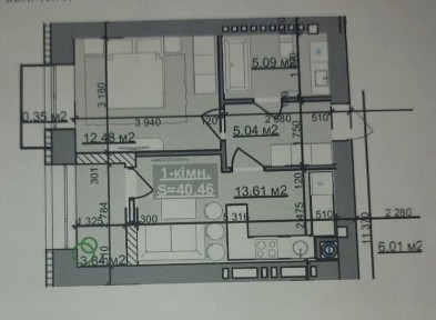 Однокімнатна квартира, вул. Національної Гвардії, <a href='/newbuilding/939/view/zk-parkove-mistecko'>Паркове містечко</a>