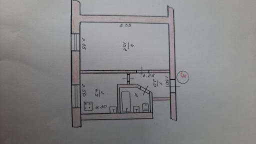 Продам свою 1 ком Каменское район Днепрострой